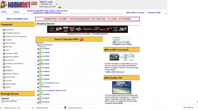 hamienet midi piano