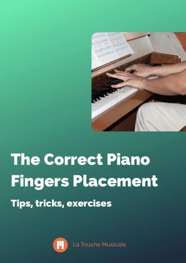 finger placement piano guide