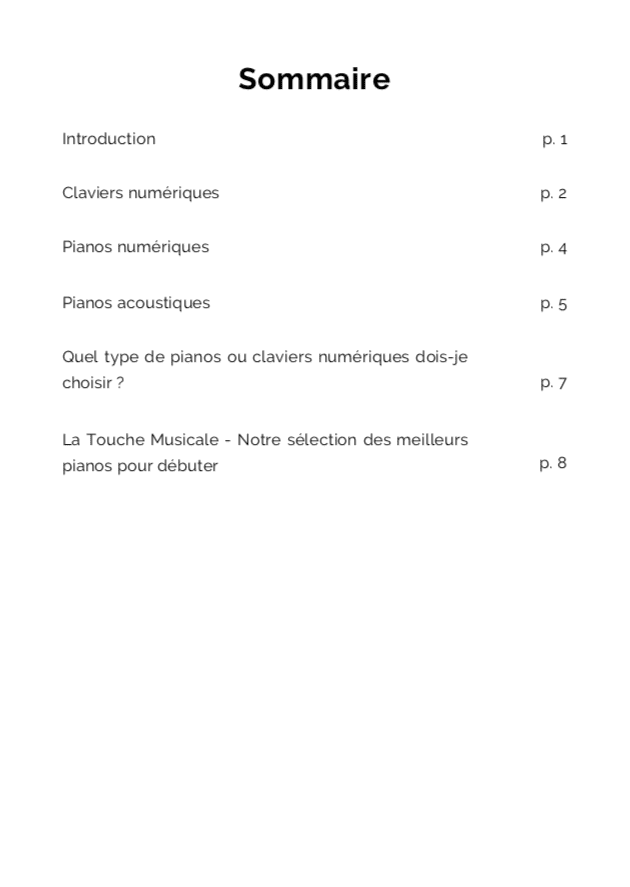 guide achat piano ecran 2