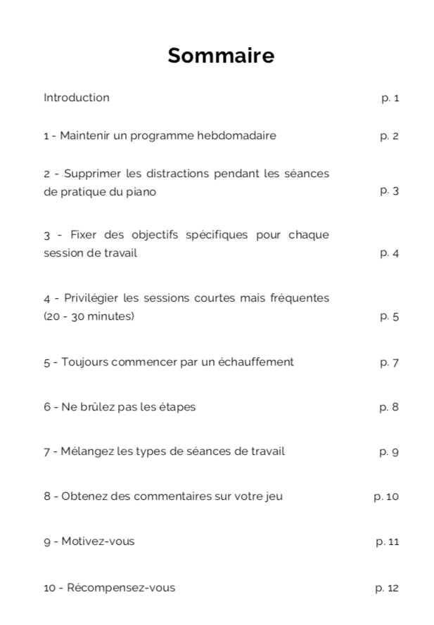guide conseils piano progresser ecran 2