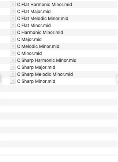 230 MIDI Piano Scales Files to Download - La Touche Musicale
