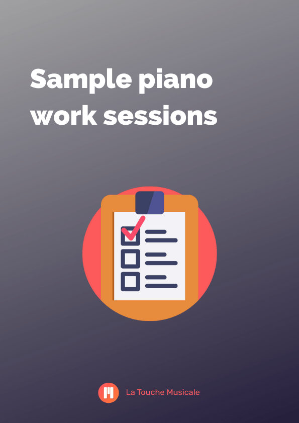 sample piano work sessions