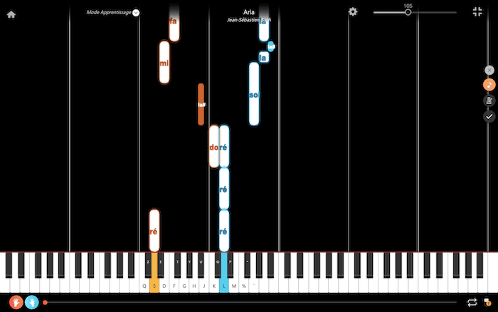 aria bach partition presentation