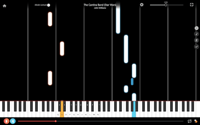 cantina band piano