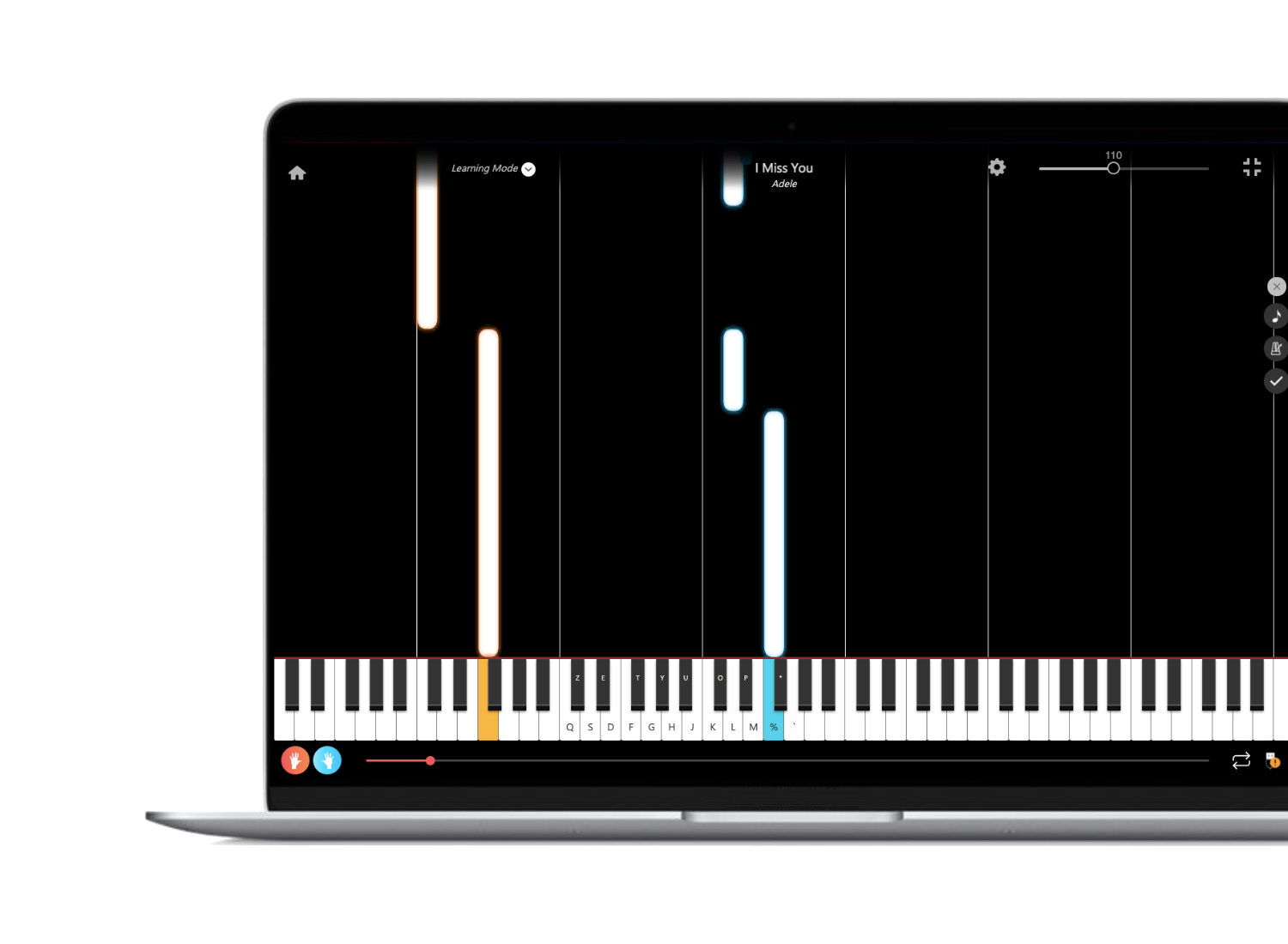features piano learning app desktop