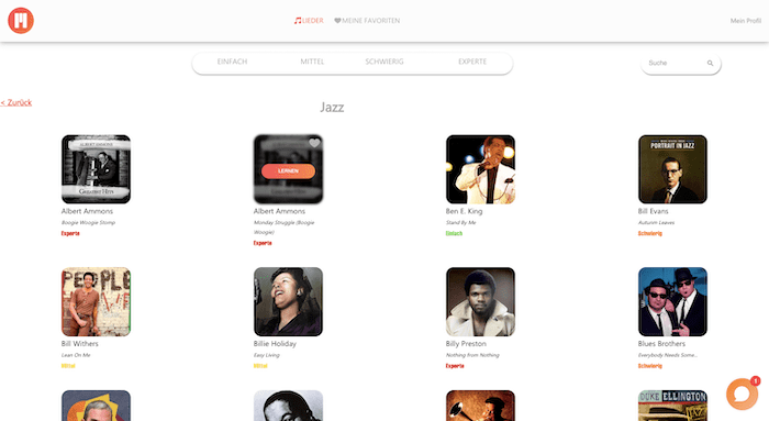 musik jazz app klavier