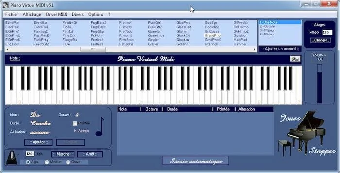 Piano virtuel — Jouez en ligne comme sur un vrai piano !