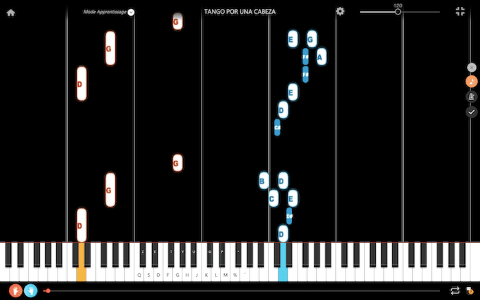por una cabeza partitura apresentacao
