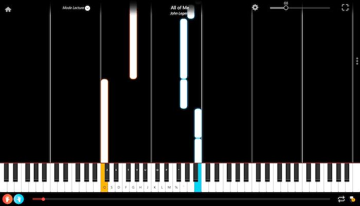 all of me piano triste