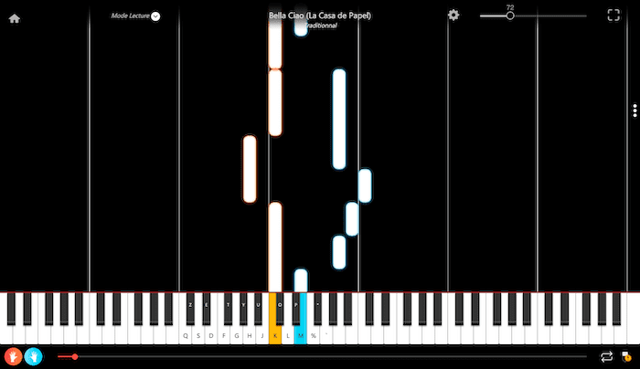 bella ciao pianoforte facile