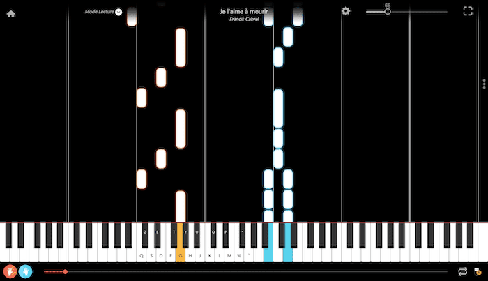 cabrel aime mourir pianoforte triste