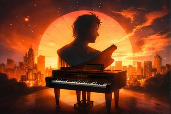 changes david bowie rock piano