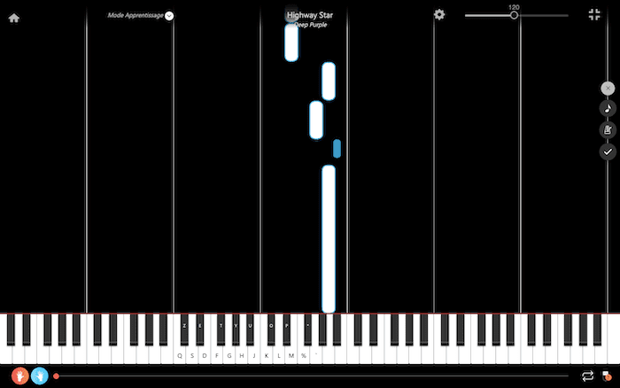 highway star piano rock