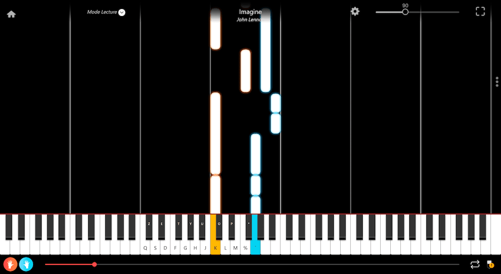 imagine john lennon facile piano canzone