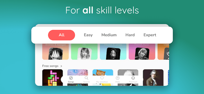 la touche musicale onlinepianist alternative songs skill level
