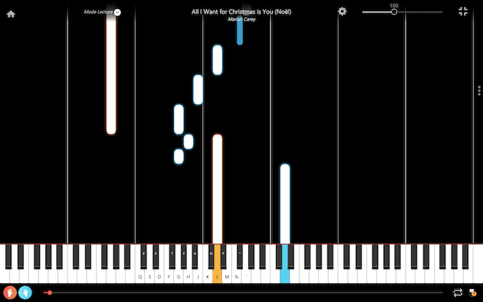 all i want for christmas is you natale pianoforte