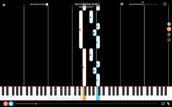 carol of the bells sheet music presentation