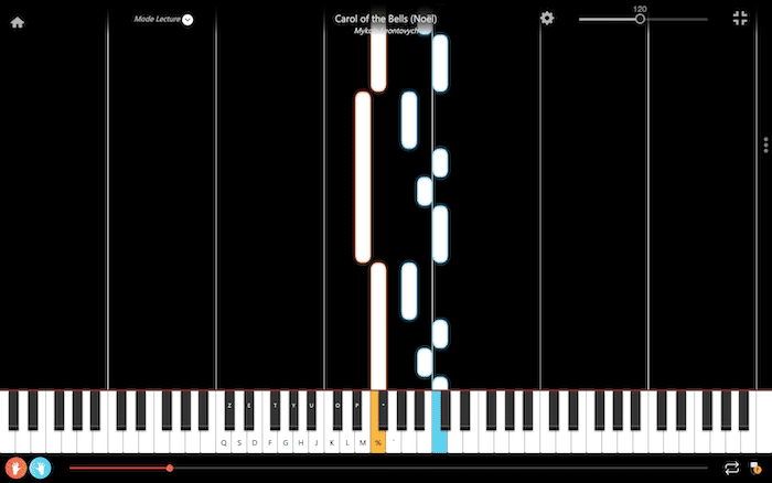 carol of the bells pianoforte