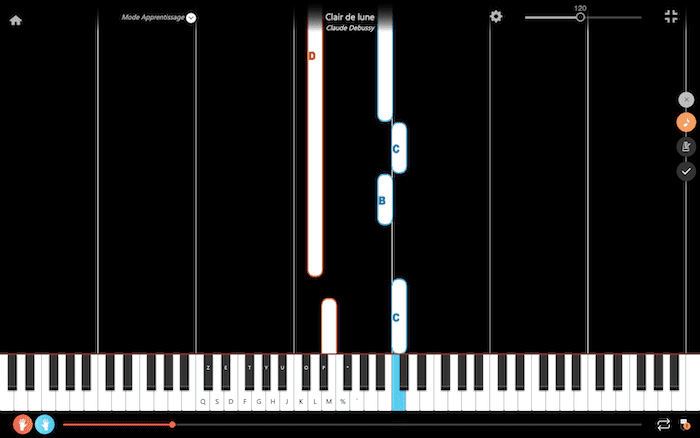 clair de lune noten prasentation
