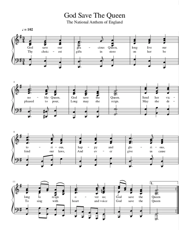 England national anthem: God Save the King lyrics in full