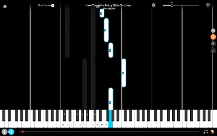 have yourself merry little christmas piano right hand