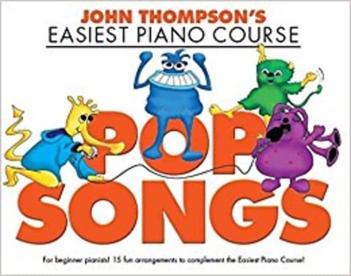 john thompson pop songs piano book beginners