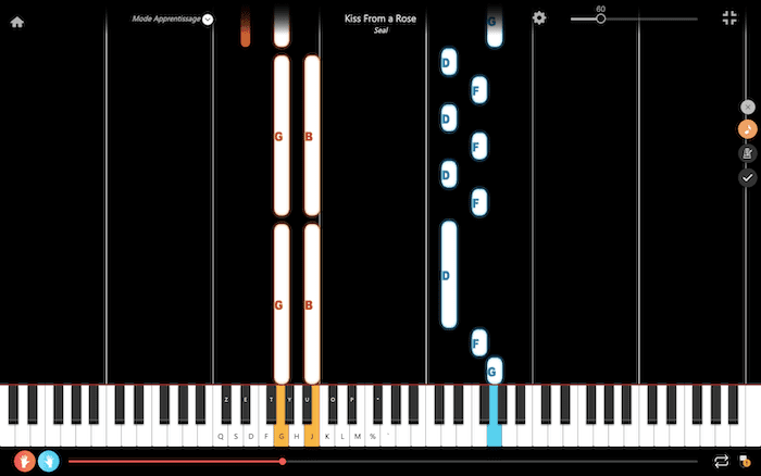 kiss from a rose piano