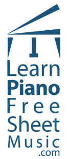 learn piano free sheet music logo 129x300 1