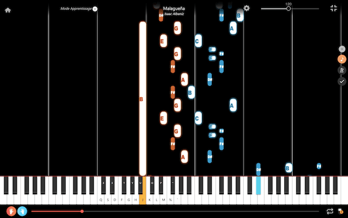 malaguena sheet music presentation