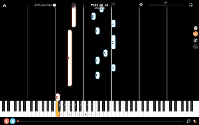 maple leaf rag noten prasentation