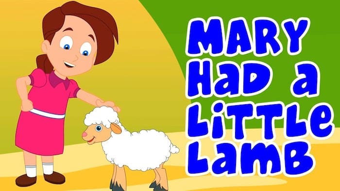 Mary Had A Little Lamb Piano Tutorial With Letter Notes La Touche 