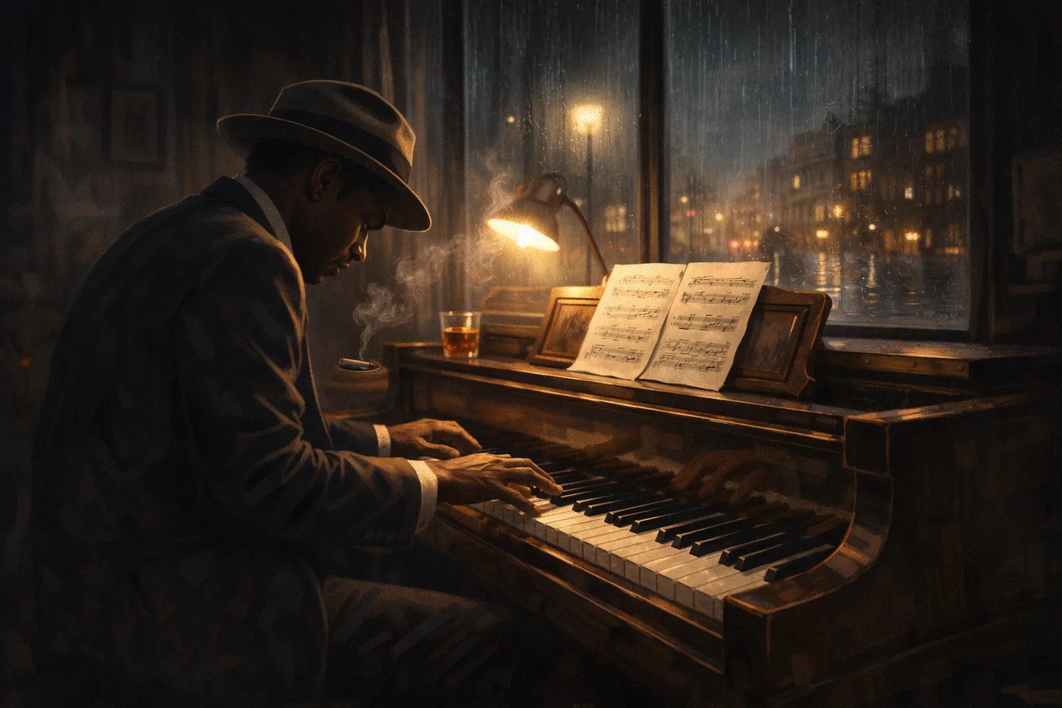 monday struggle albert ammons boogie woogie piano