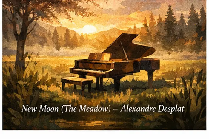 new moon the meadow alexandre desplat twilight piano