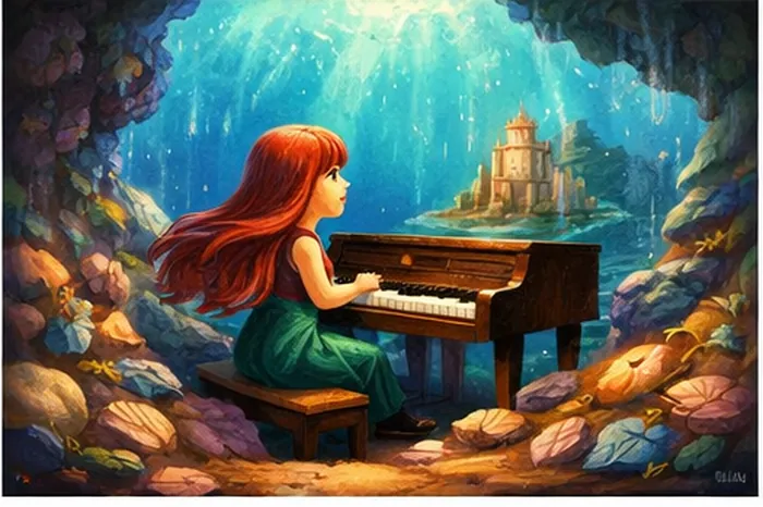 part of your world the little mermaid alan menken song for children piano