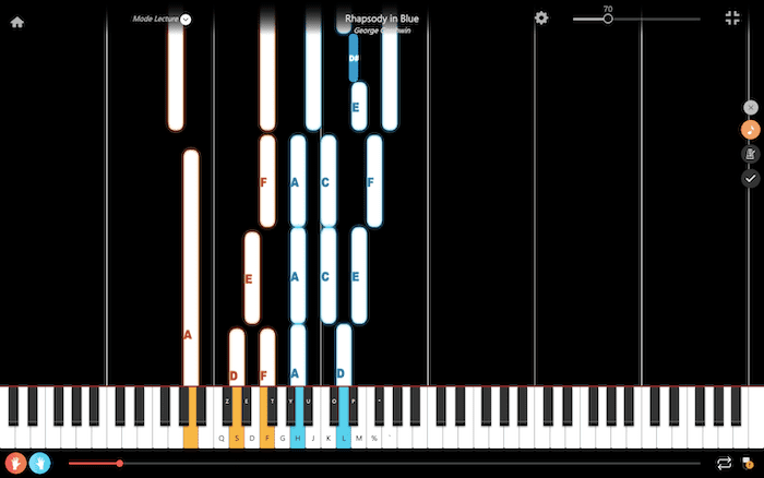 rhapsody in blue notes piano deux mains