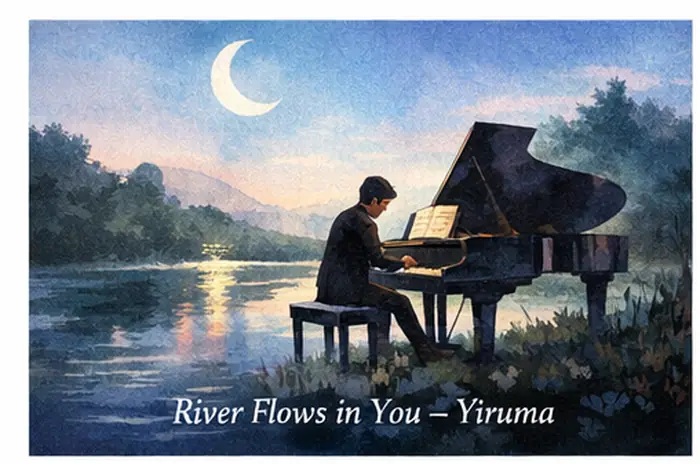 river flows in you yiruma twilight piano