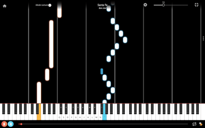santa fe piano love song