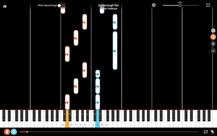 scarborough fair partitura presentacion