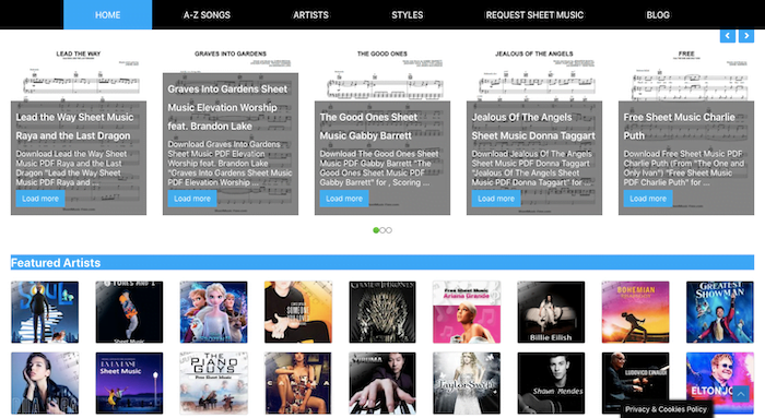 sheet music free partitura gratis pdf