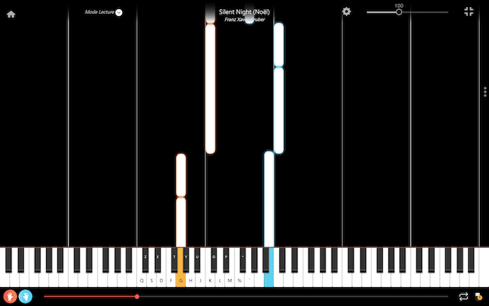 silent night pianoforte