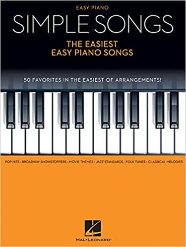 simple songs piano book beginners