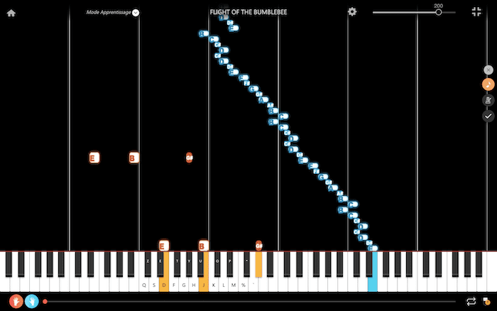 the flight of the bumblebee sheet music presentation