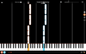 twinkle twinkle little star piano