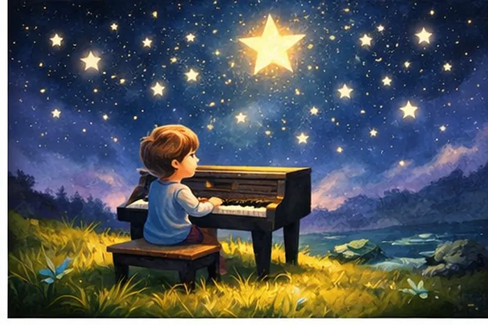twinkle twinkle little star traditional song for children piano