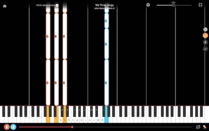 we three kings sheet music presentation