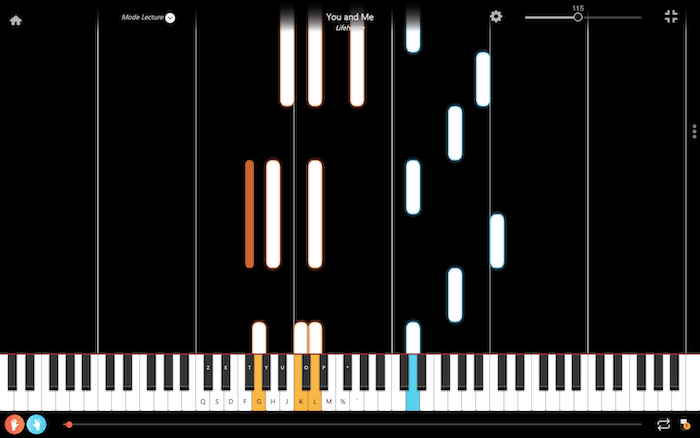 you and me piano love