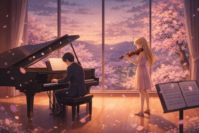 your lie in april piano