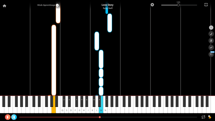 love story piano sheet music presentation