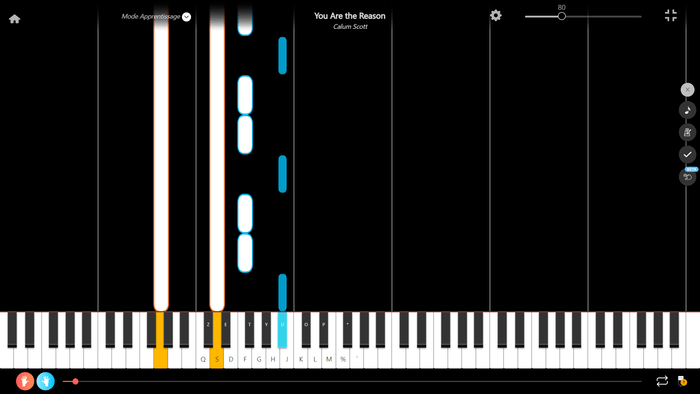 you are the reason partition piano presentation