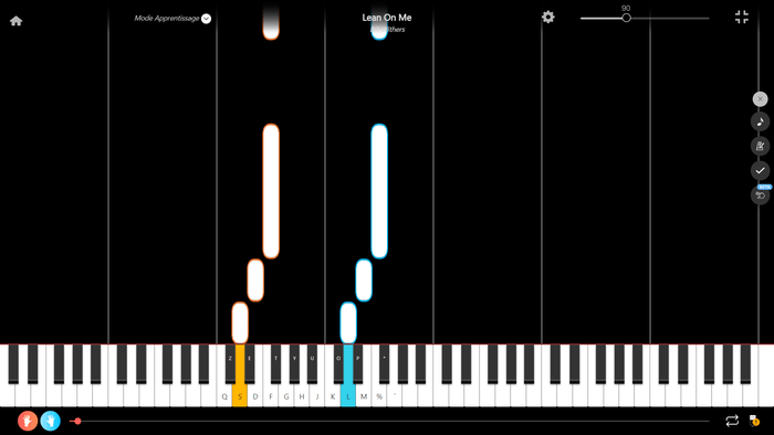 lean on me piano sheet music presentation